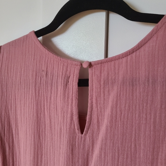 Mikarose Pink Dress w. Puffed sleeves NWOT - Picture 9 of 13
